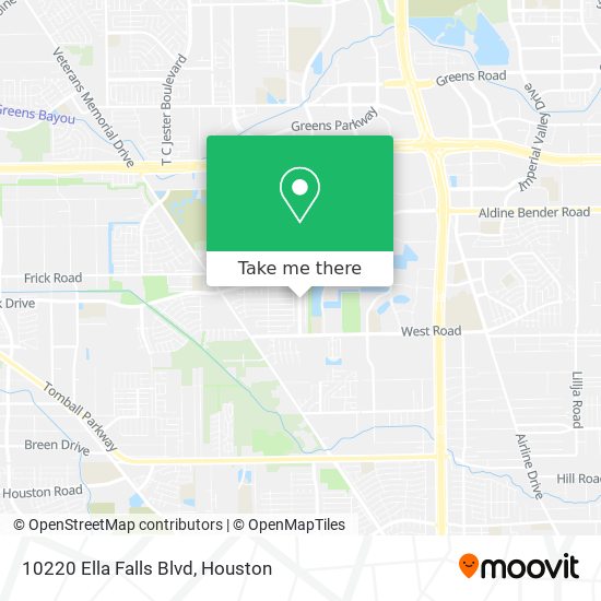 Mapa de 10220 Ella Falls Blvd