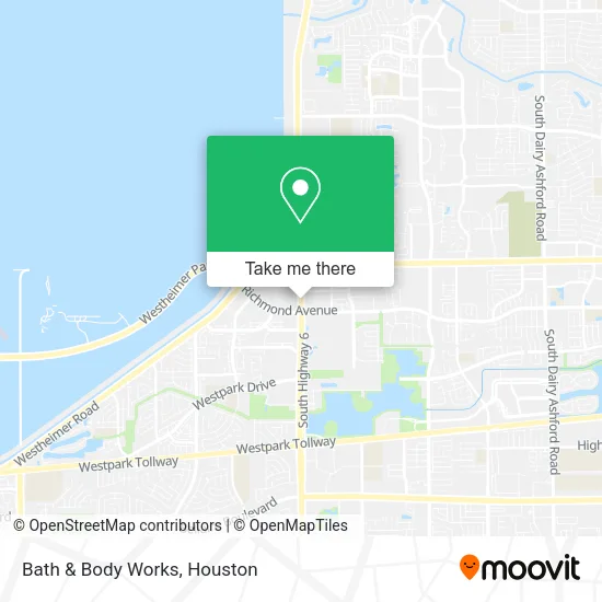 Bath & Body Works map