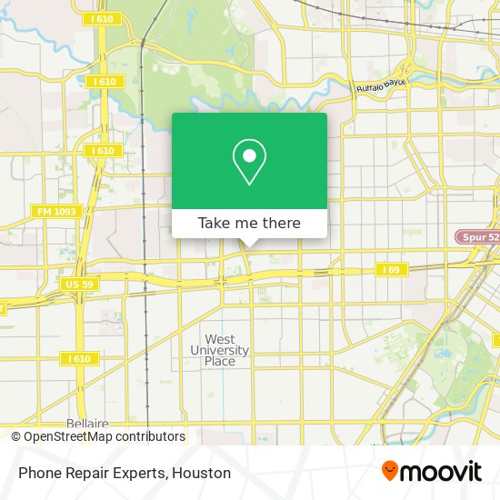 Mapa de Phone Repair Experts