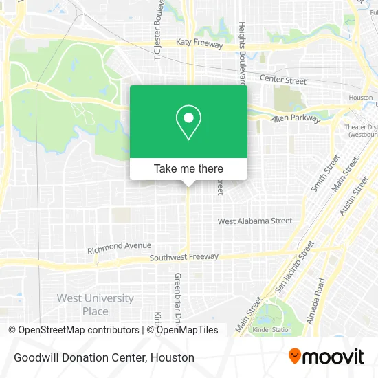 Goodwill Donation Center map