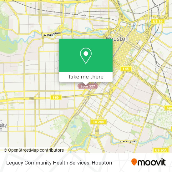 Mapa de Legacy Community Health Services