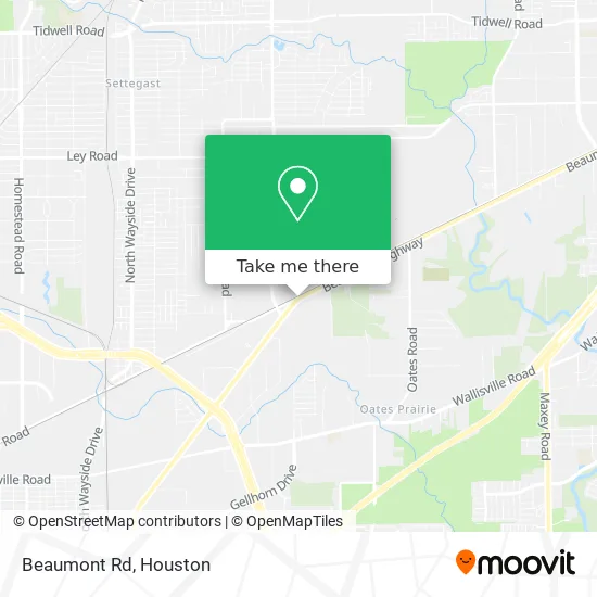 Mapa de Beaumont Rd