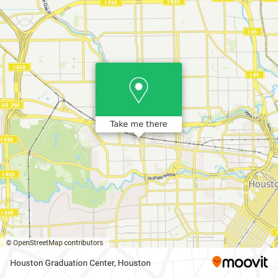 Houston Graduation Center map