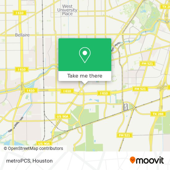 metroPCS map