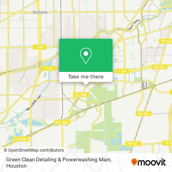 Mapa de Green Clean Detailing & Powerwashing Main