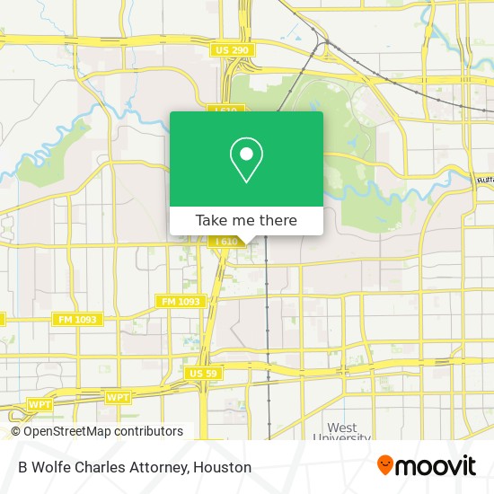 B Wolfe Charles Attorney map