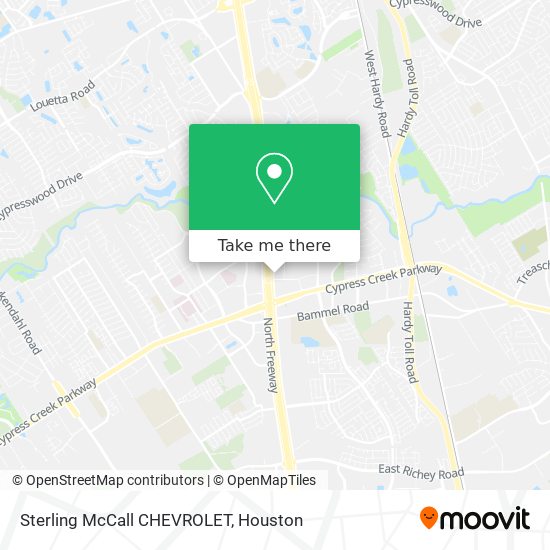 Sterling McCall CHEVROLET map