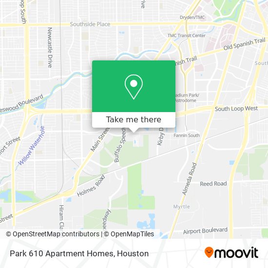 Mapa de Park 610 Apartment Homes