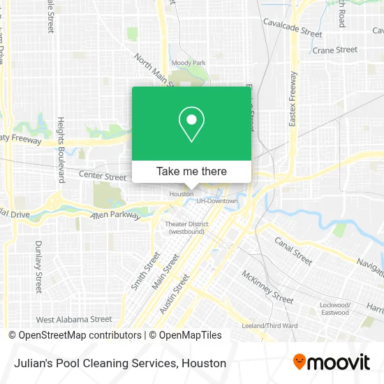 Julian's Pool Cleaning Services map