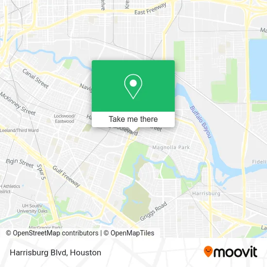 Mapa de Harrisburg Blvd