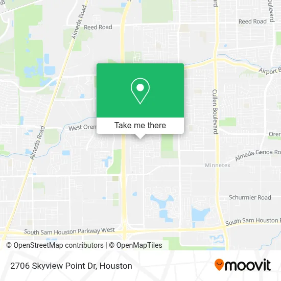 2706 Skyview Point Dr map