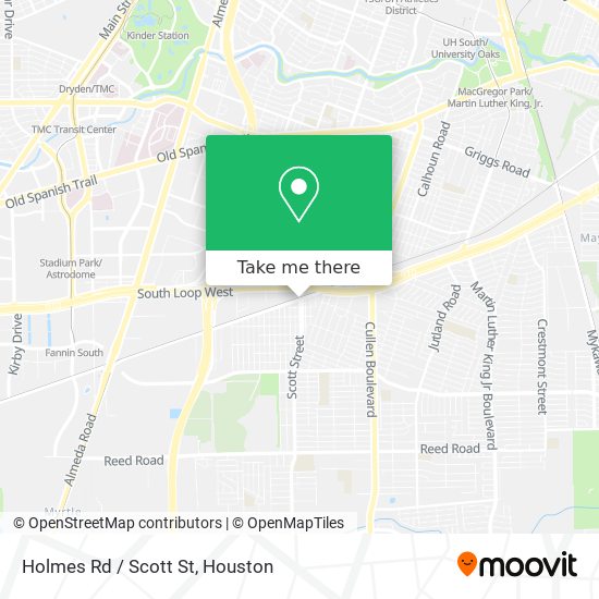 Holmes Rd / Scott St map