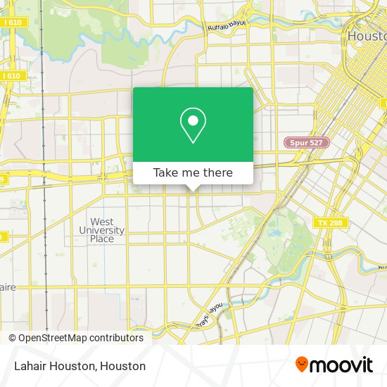 Lahair Houston map
