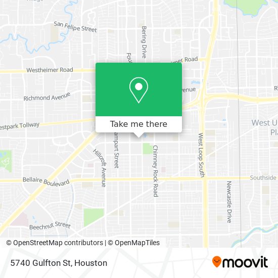 5740 Gulfton St map