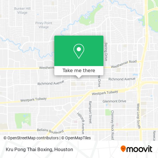 Kru Pong Thai Boxing map