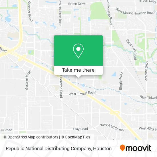 Republic National Distributing Company map