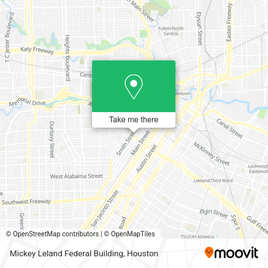 Mapa de Mickey Leland Federal Building