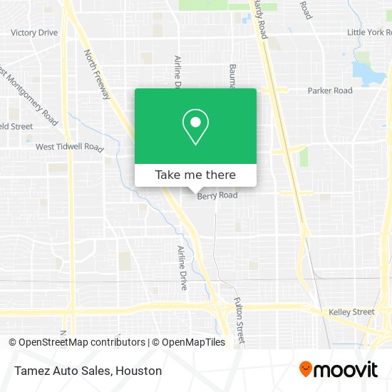 Tamez Auto Sales map