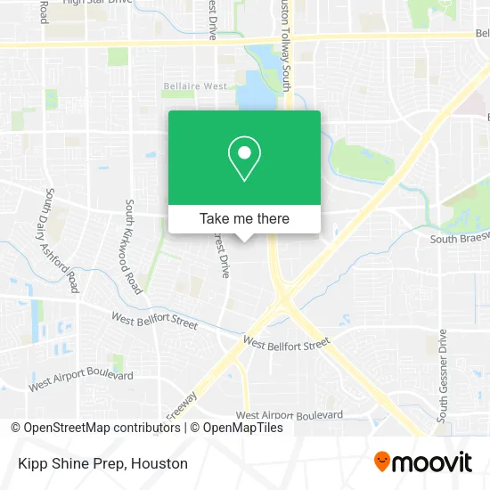 Mapa de Kipp Shine Prep