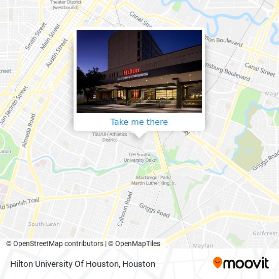 Hilton University Of Houston map