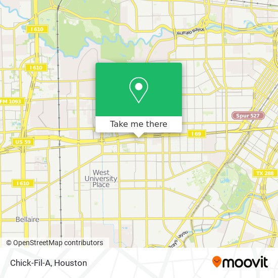 Chick-Fil-A map