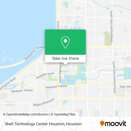 Shell Technology Center Houston map