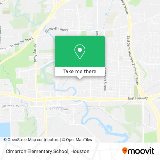 Cimarron Elementary School map