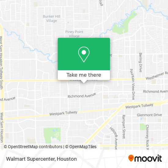 Mapa de Walmart Supercenter