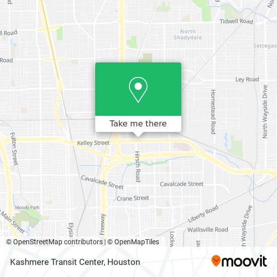 Kashmere Transit Center map