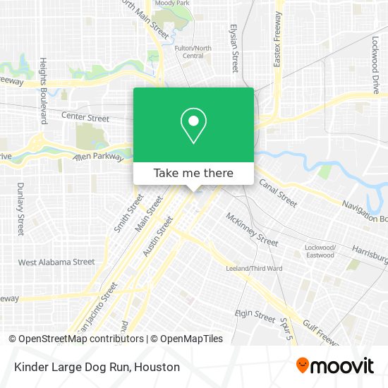 Kinder Large Dog Run map