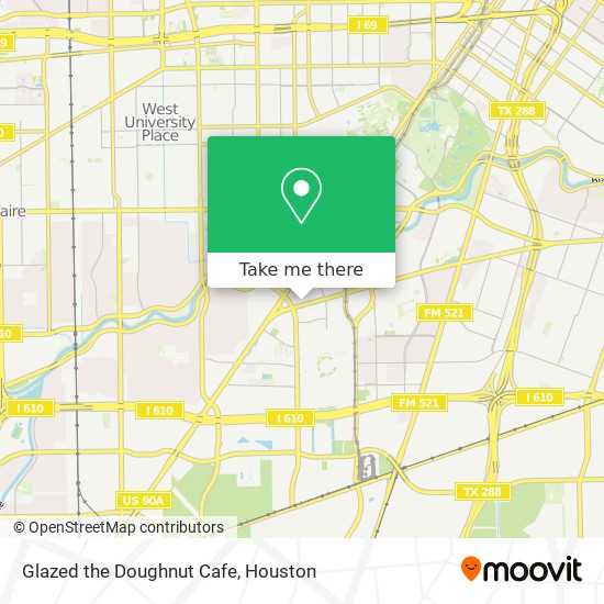 Mapa de Glazed the Doughnut Cafe