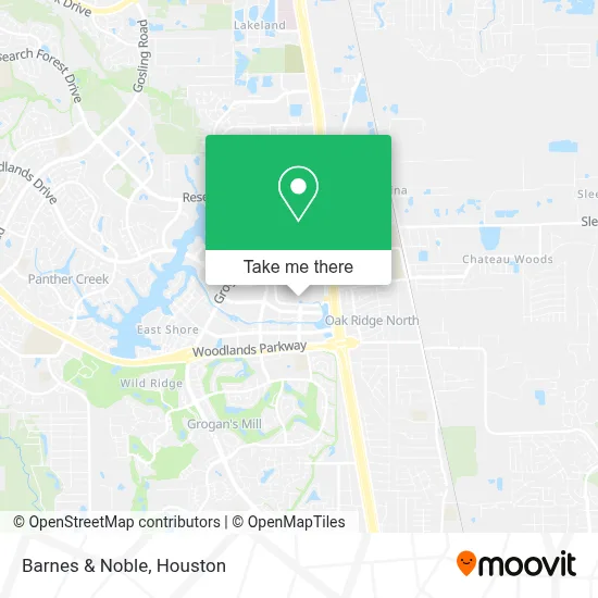Barnes & Noble map