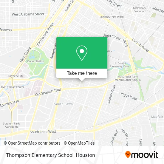 Thompson Elementary School map