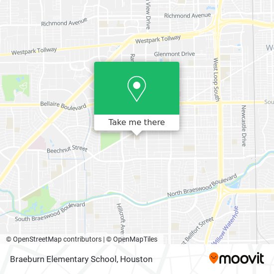 Mapa de Braeburn Elementary School