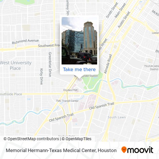 Memorial Hermann-Texas Medical Center map