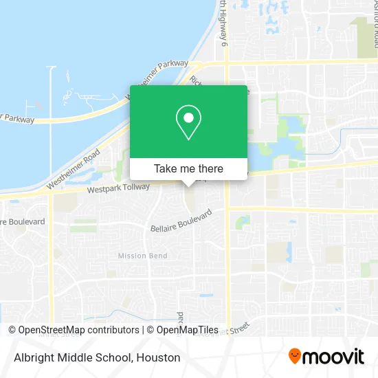Mapa de Albright Middle School