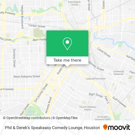 Mapa de Phil & Derek's Speakeasy Comedy Lounge