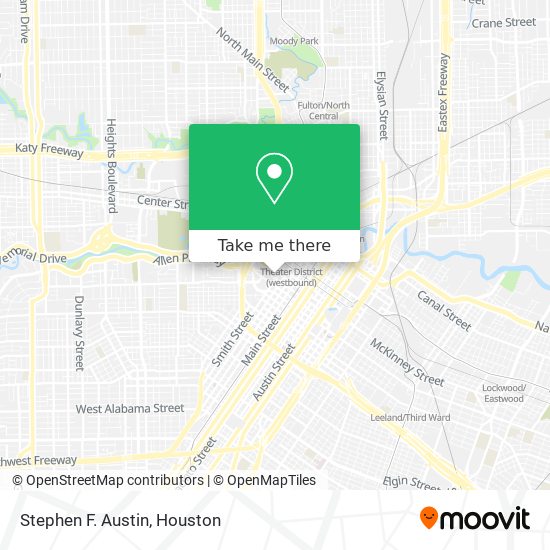 Stephen F. Austin map