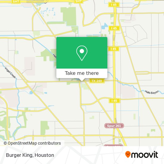 Burger King map