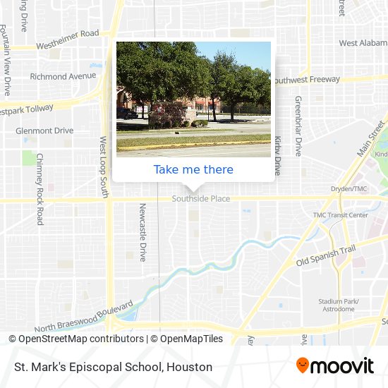 St. Mark's Episcopal School map