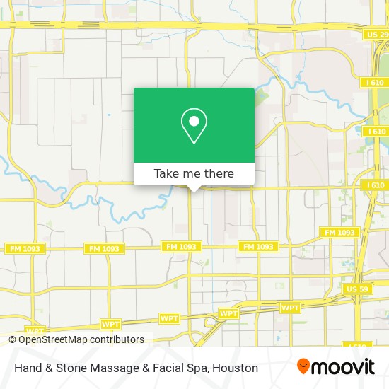 Mapa de Hand & Stone Massage & Facial Spa