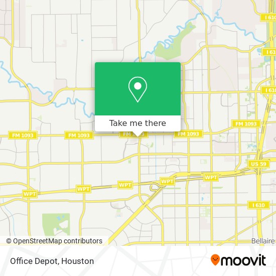 Office Depot map