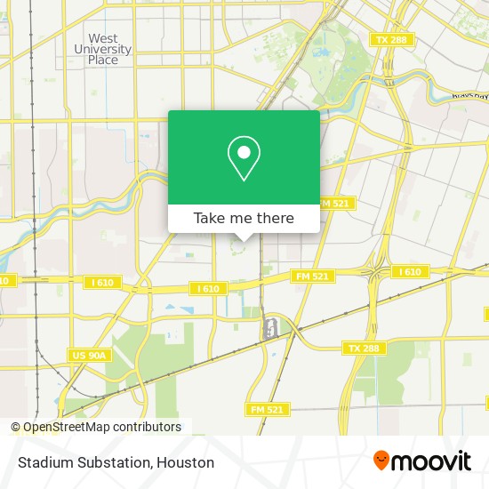 Mapa de Stadium Substation