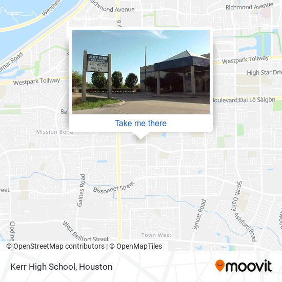 Mapa de Kerr High School