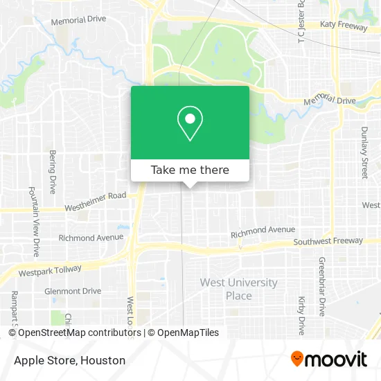 Apple Store map