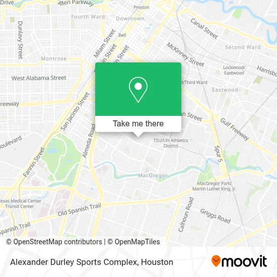 Alexander Durley Sports Complex map