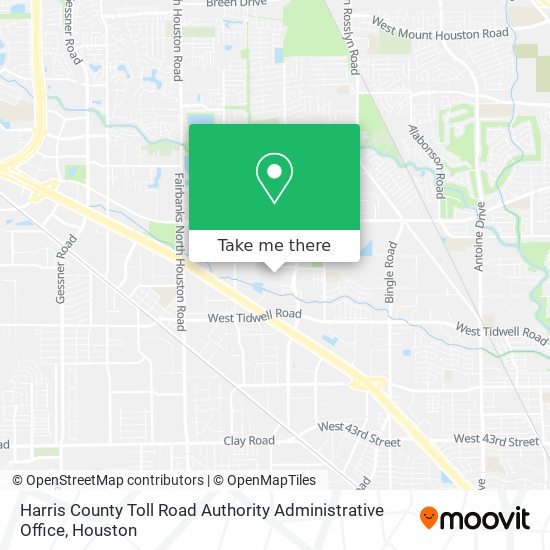 How to get to Harris County Toll Road Authority Administrative Office in  Houston by Bus?