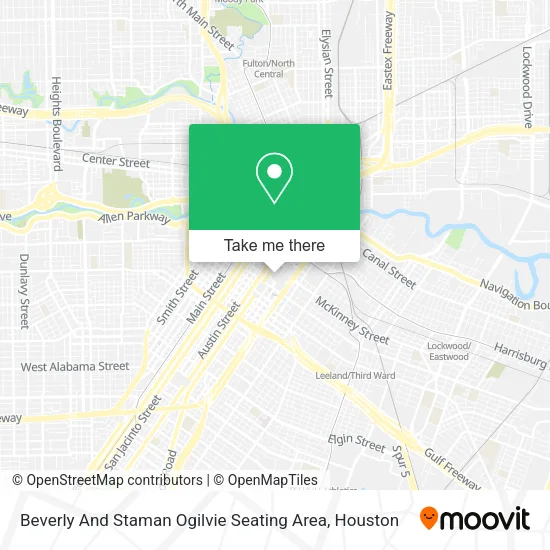 Mapa de Beverly And Staman Ogilvie Seating Area