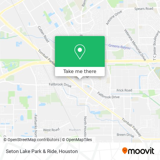 Seton Lake Park & Ride map