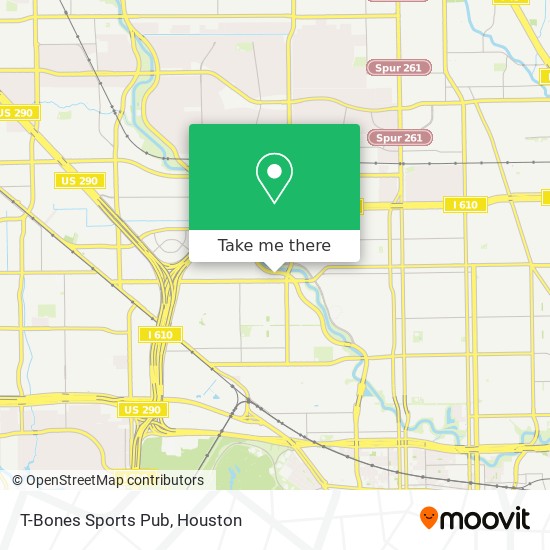 T-Bones Sports Pub map